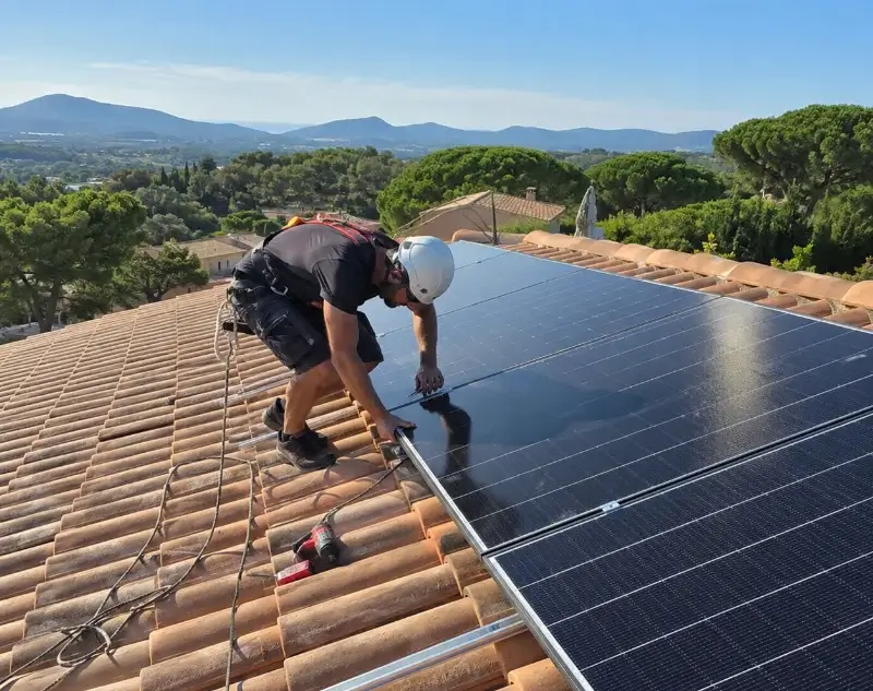 Installateur panneaux solaires Billio — pose photovoltaïque sur toiture