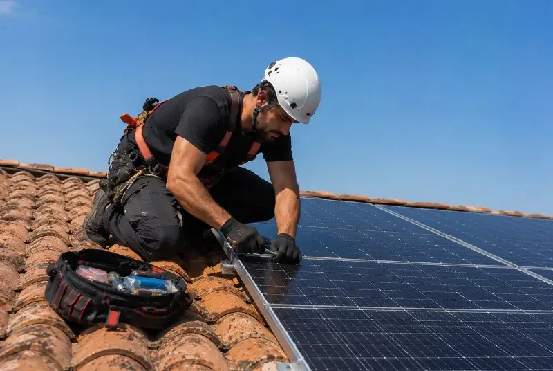 Maintenance et monitoring de panneaux solaires à Billio