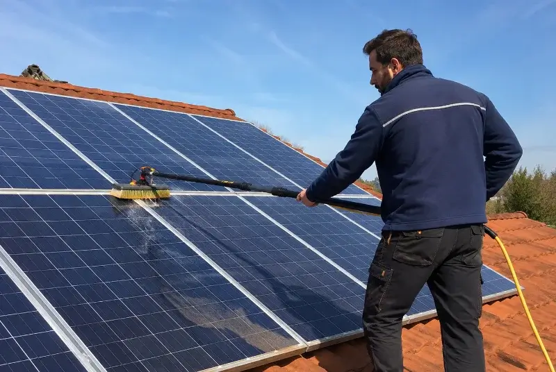 Nettoyage et entretien de panneaux solaires à Billio